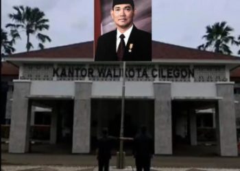 Pemkot Cilegon Kibarkan Bendera Setengah Tiang, Hormati Wafatnya Wakil Presiden ke-6 RI