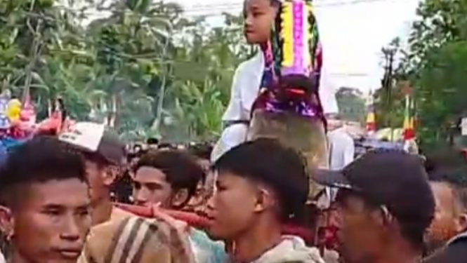 Kuda Lumping Meriahkan Khitan Cucu Kades Banyuasih, Warga Antusias