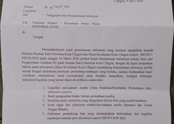 Tanggapan Surat Dinkes Dinilai Kabur, Transparansi Pengelolaan 2 Rumah Sakit di Cilegon Dipertanyakan