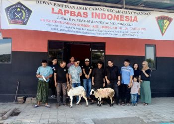 DPAC Lapbas Ciwandan Bagikan 100 Paket Daging Kurban, Tebar Kepedulian dan Pererat Kebersamaan di Idul Adha